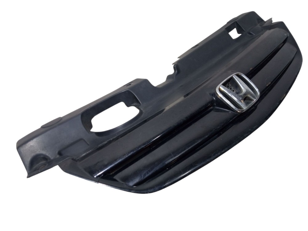 Grade Dianteira Superior Honda Civic 2001 2002 2003 Original Preto Brilhante 5