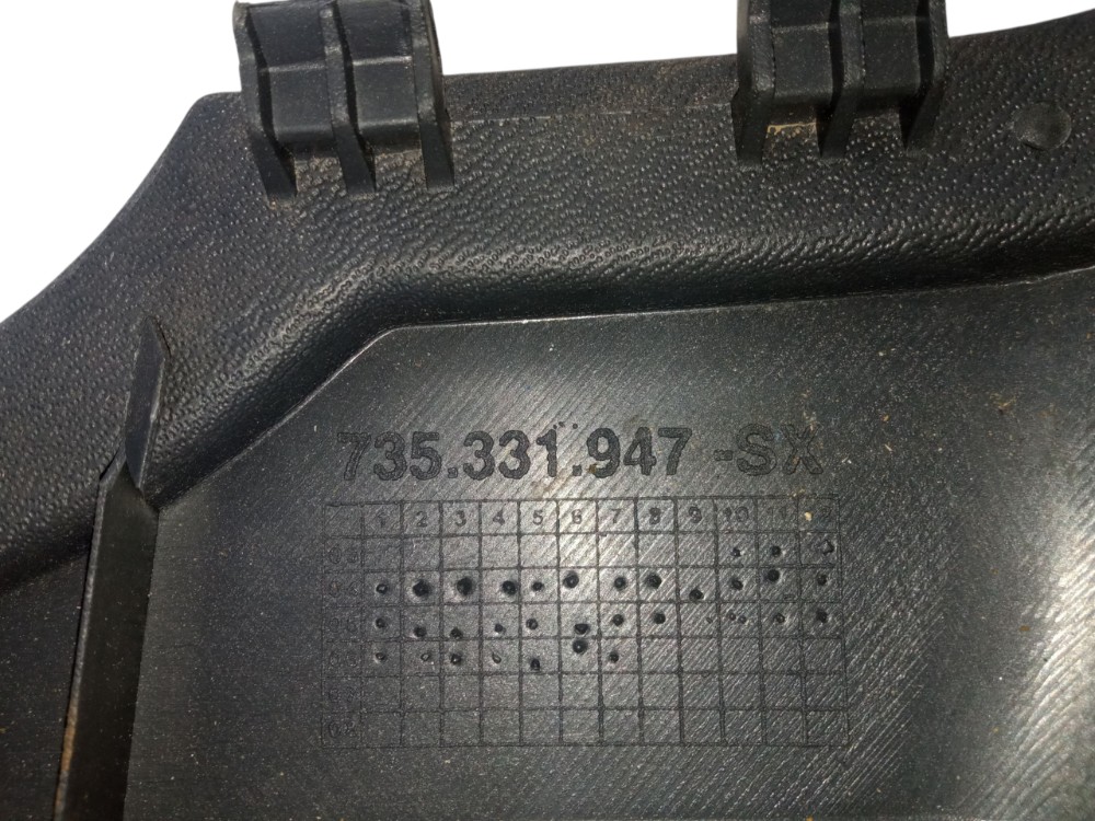 Moldura Porta Objetos Dianteiro Esquerdo Fiat Palio 2006 12 7