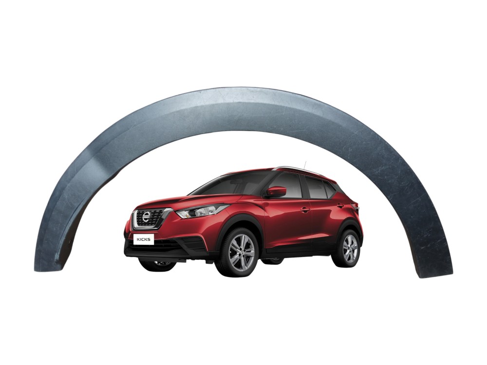 Moldura Paralama Traseiro Direito Nissan Kicks 2017 2020 Preto 1