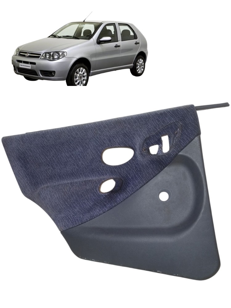 Forro Porta Traseira Esquerda Fiat Palio Fire 2001 2005 1.3 Cinza 1