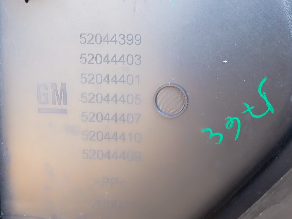 Forro De Porta Dianteira Esquerda Gm Onix Prisma 2013 2018  Preto 6
