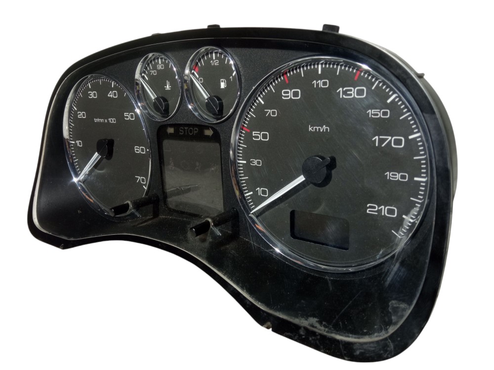 Painel Instrumentos Peugeot 307 2006 2012 1.6 Manual Usado  Preto 3