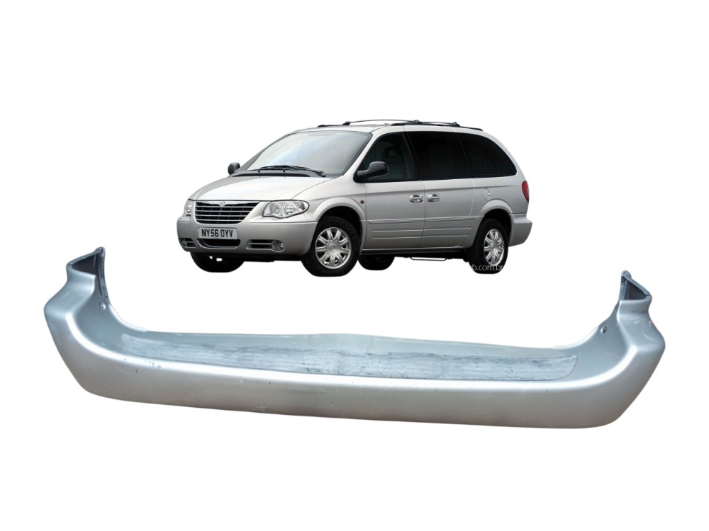 Parachoque Traseiro Chrysler Grand Caravan 2003 2006 1