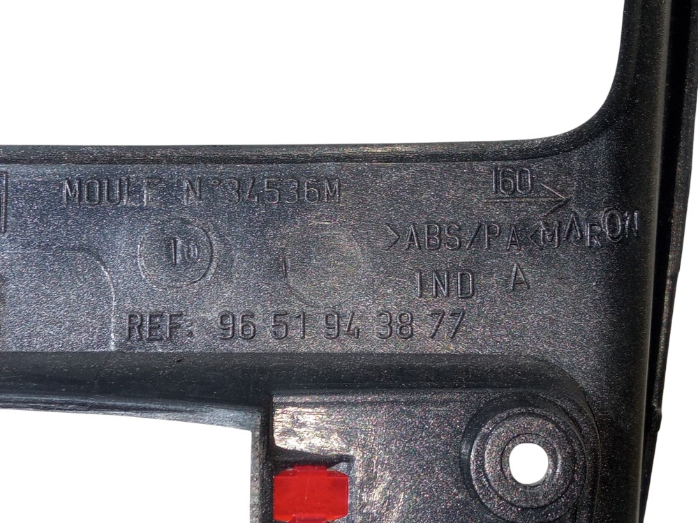 Moldura Acabamento Console Central Peugeot 307 2007 2012 6