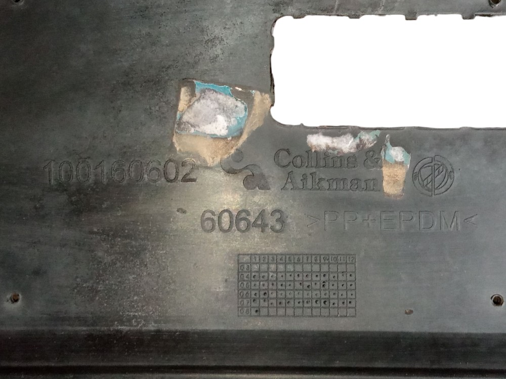 Grade Parachoque Traseiro Fiat Uno Mille 2005 2010 Original  Preto Fosco 7