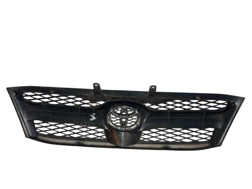 Grade Dianteira Superior Radiador Toyota Hilux 2006 2011  Prata Brilhante 4