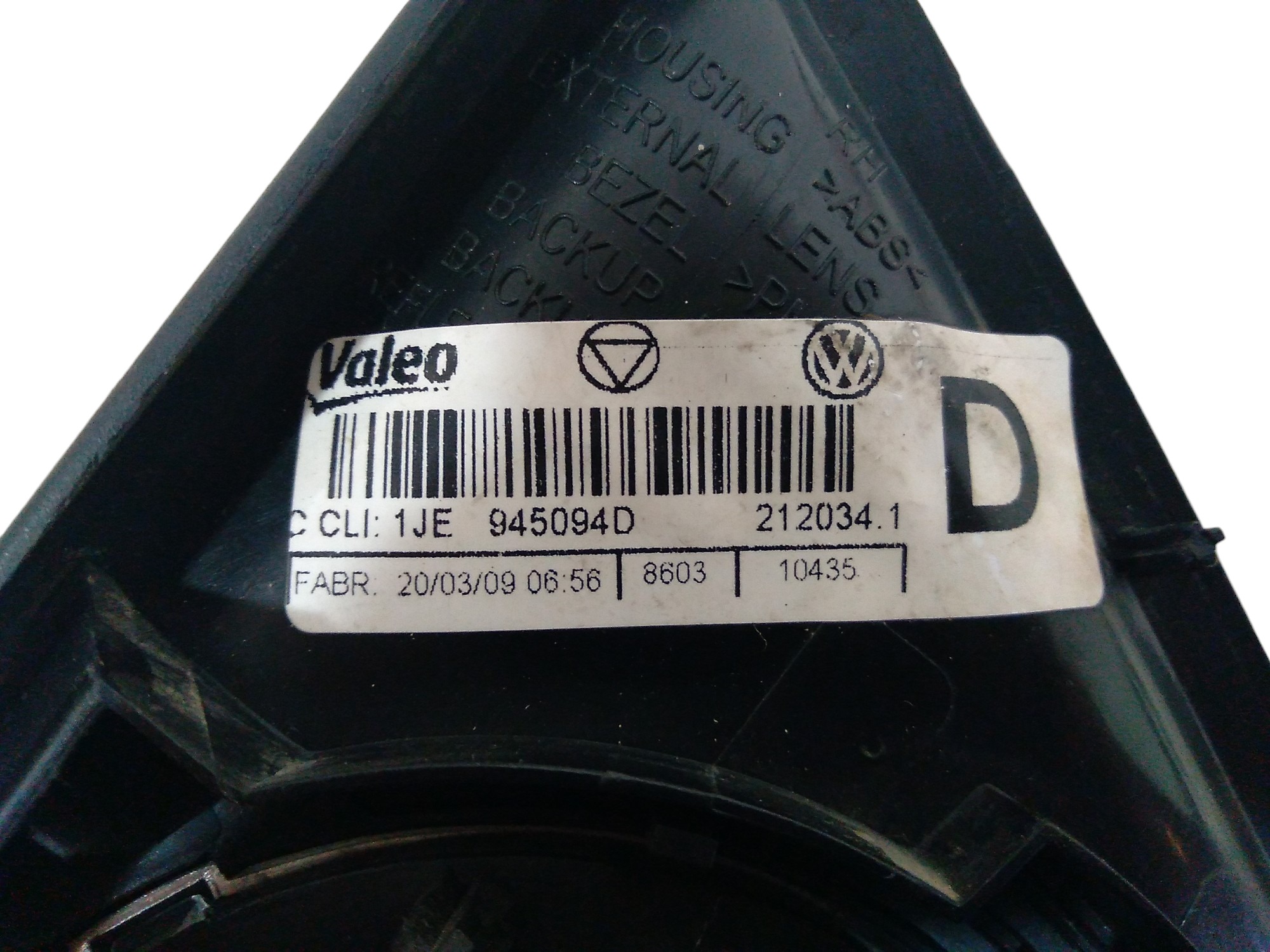 Lanterna Direita Tampa Traseira Vw Golf 2007 A 2012 Original Direito Vermelho 5