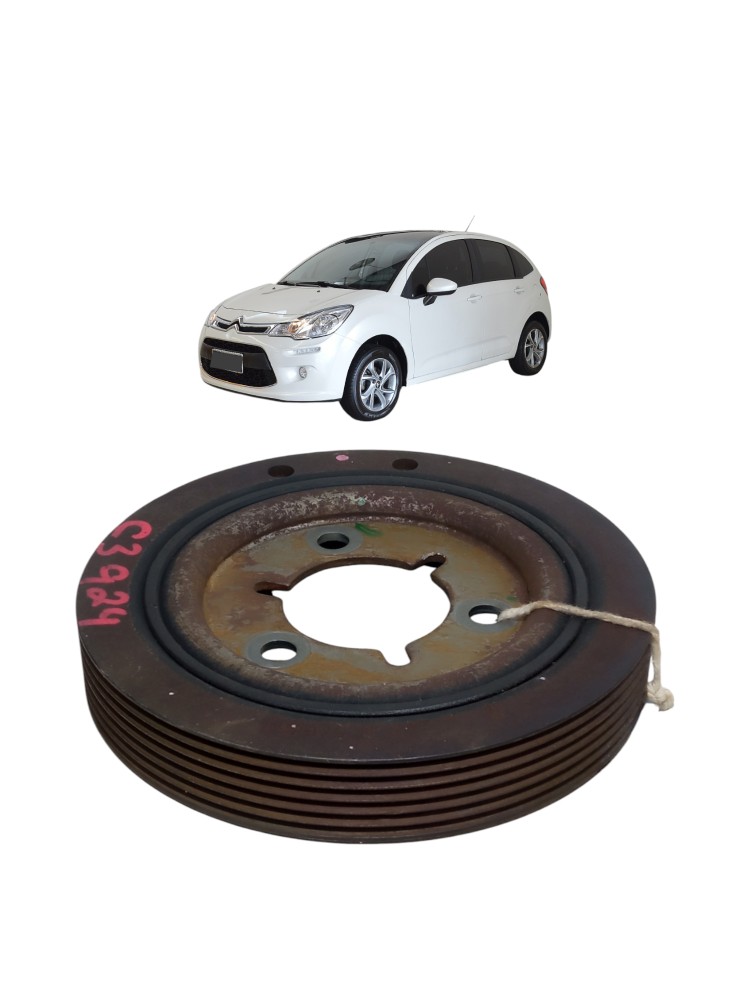 Polia Virabrequim Citroen C3 1 6 16v Flex 2013 2016 Original 1