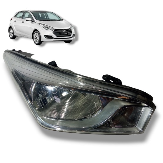 Farol Dianteiro Lado Direito Hyundai Hb20 2013 A 2016 Usado