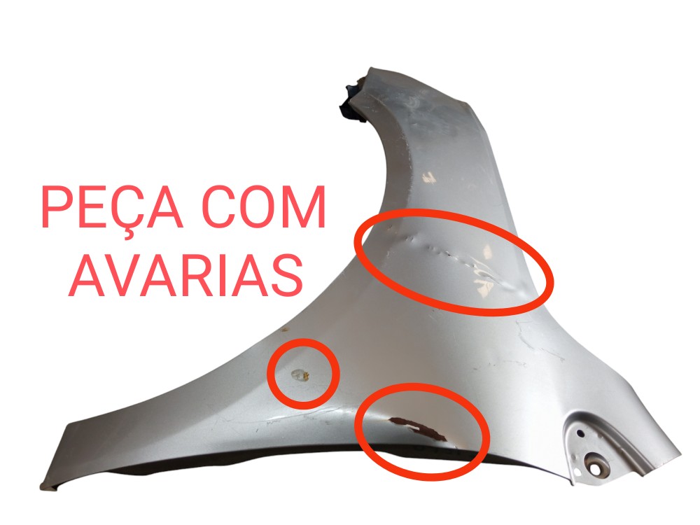 Paralama Dianteiro Esquerdo Chery Cielo 2010 2011 2012 Usado 2