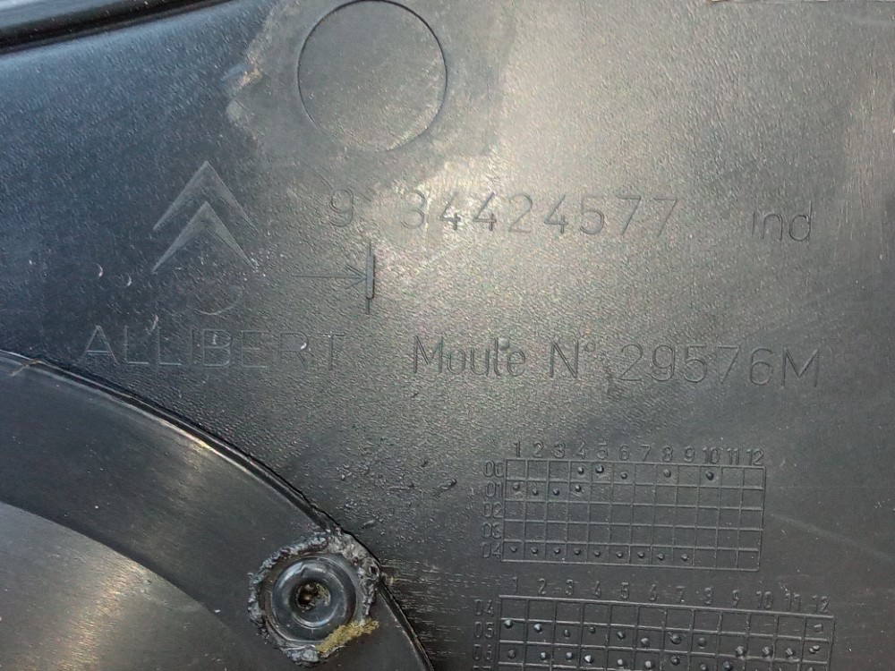 Forro Porta Dianteira Direita Xsara Picasso 2002 2010 Usado  Preto 6