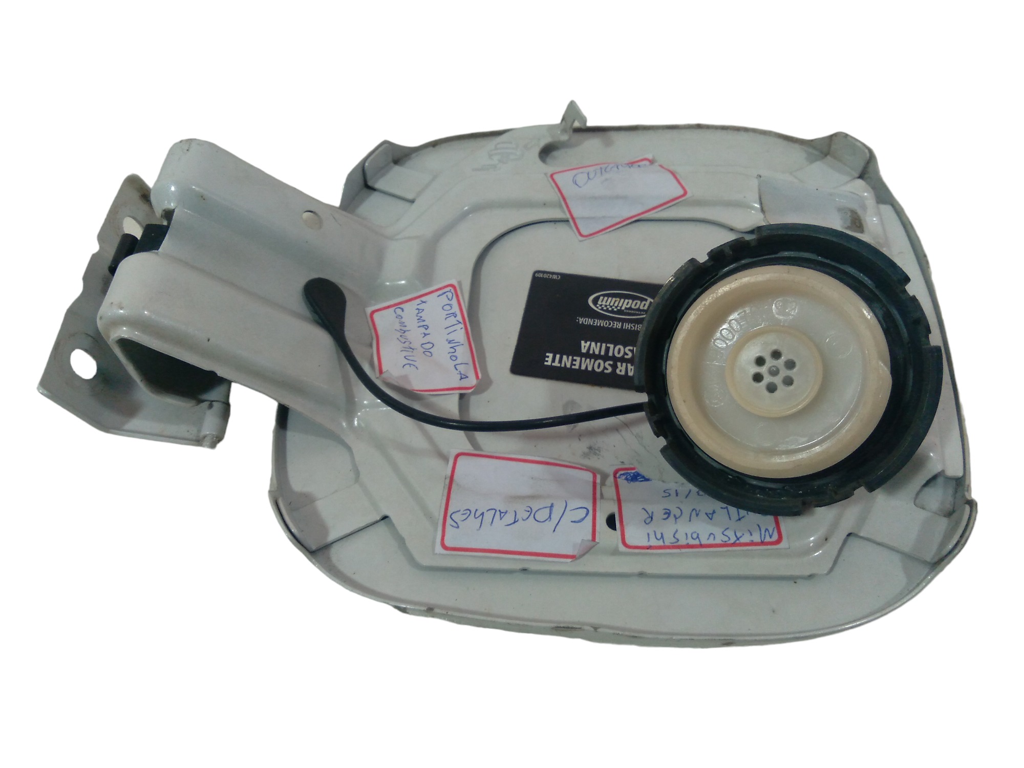 Portinhola Tampa Tanque De Combustivel Outlander 2015 A 2018 Branco 2017 5