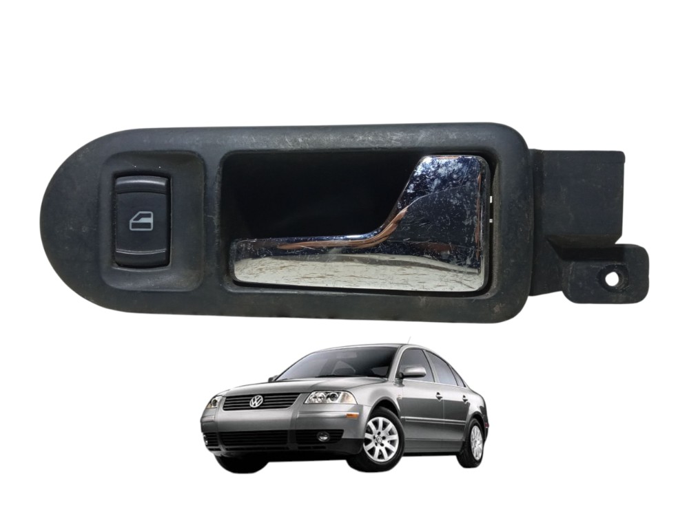 Macaneta Interna Dianteira Direita Vw Passat Golf 2000 2006  Cromado Dianteira 1