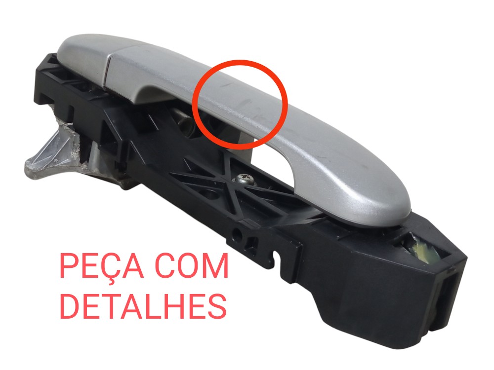 Macaneta Externa Traseira Direita Nissan Tiida 2008 2012  Cinza Traseira 2