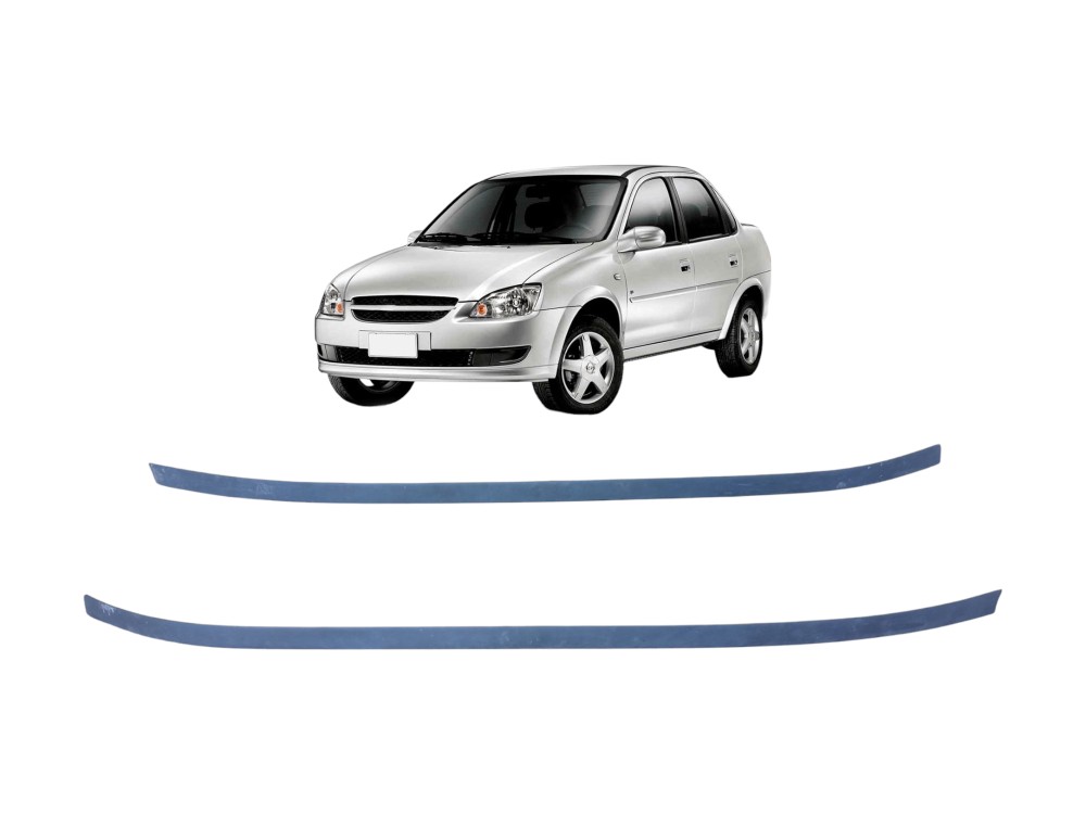 Par Acabamento Friso Teto Chevrolet Corsa Classic 2008 2015