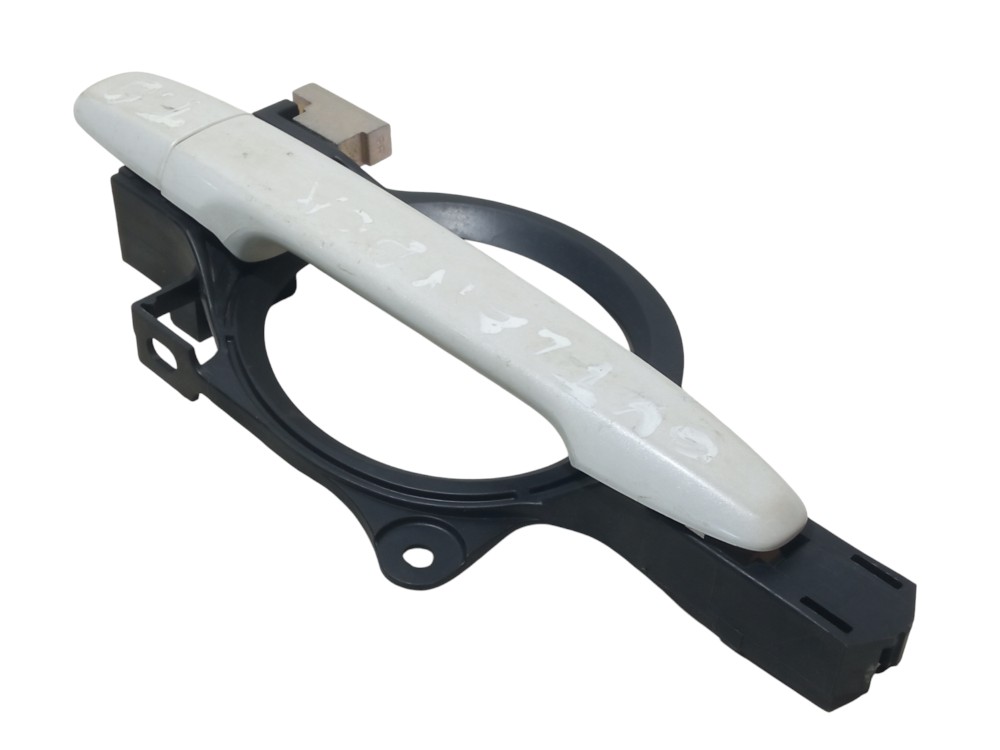 Macaneta Externa Porta Dianteira Direita Outlander 2011 2015 Branco Dianteira 2