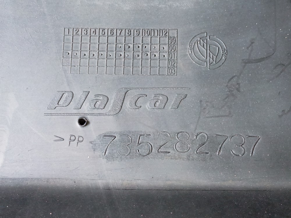 Parachoque Traseiro Fiat Palio 2001 2006 Original 9