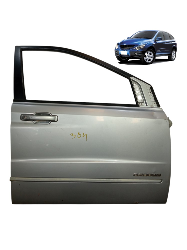 Porta Dianteira Direita Ssangyong Actyon A200 2010 Usada Dianteira Direito Prata 1