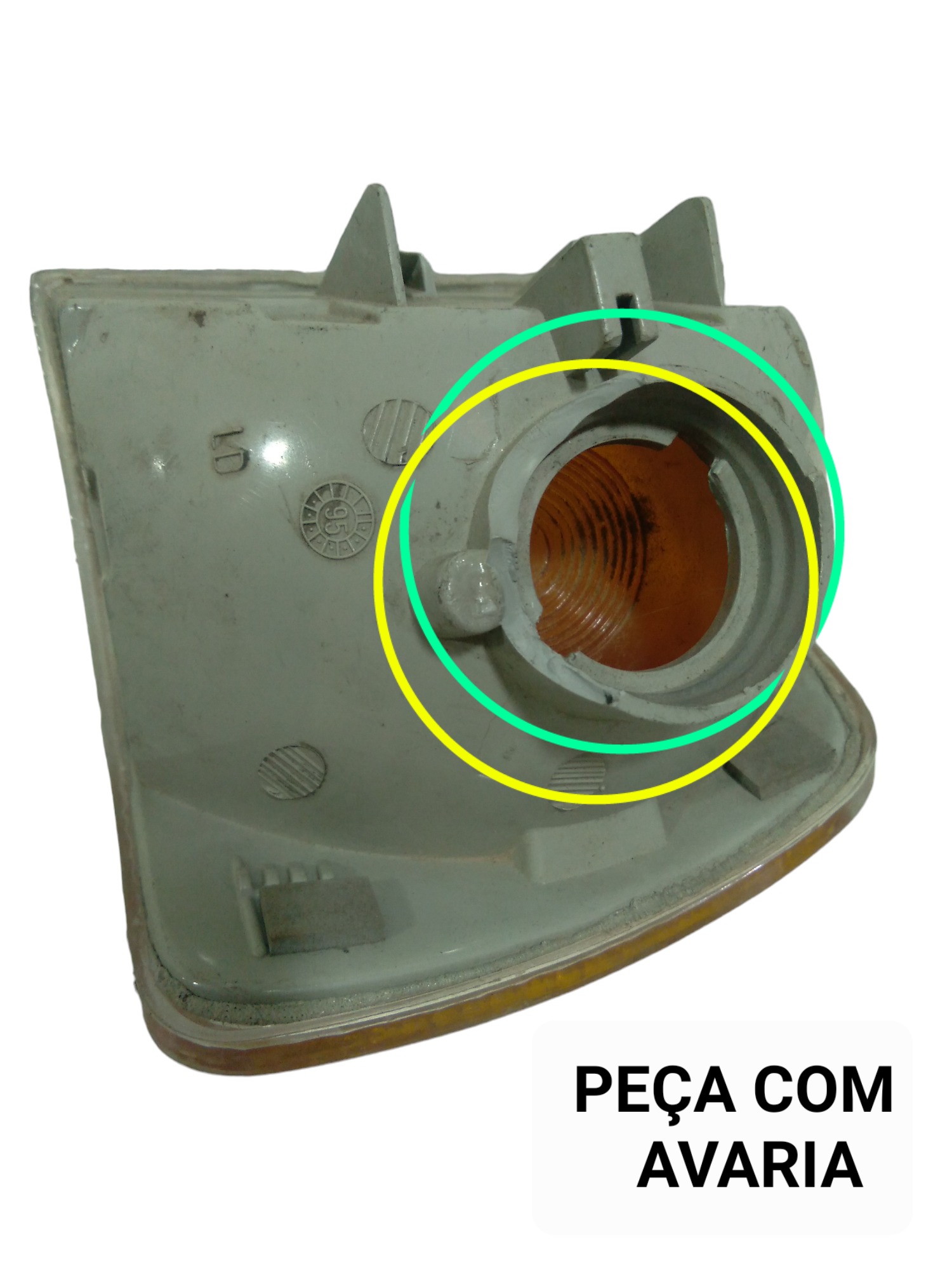 Farol Dianteiro Pisca Seta Lado Direito Vw Gol Gl 92 Usado  Direito 2