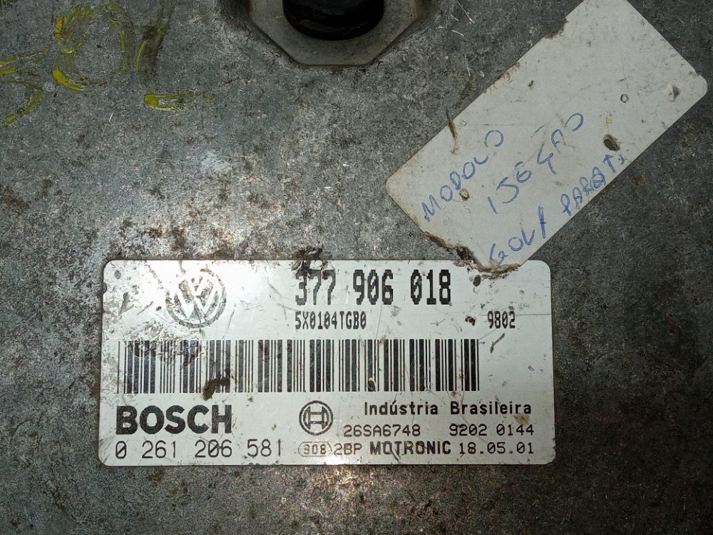 Modulo De Injecao Vw Gol Parati Turbo 1.0 16v G3 2002 2006 2