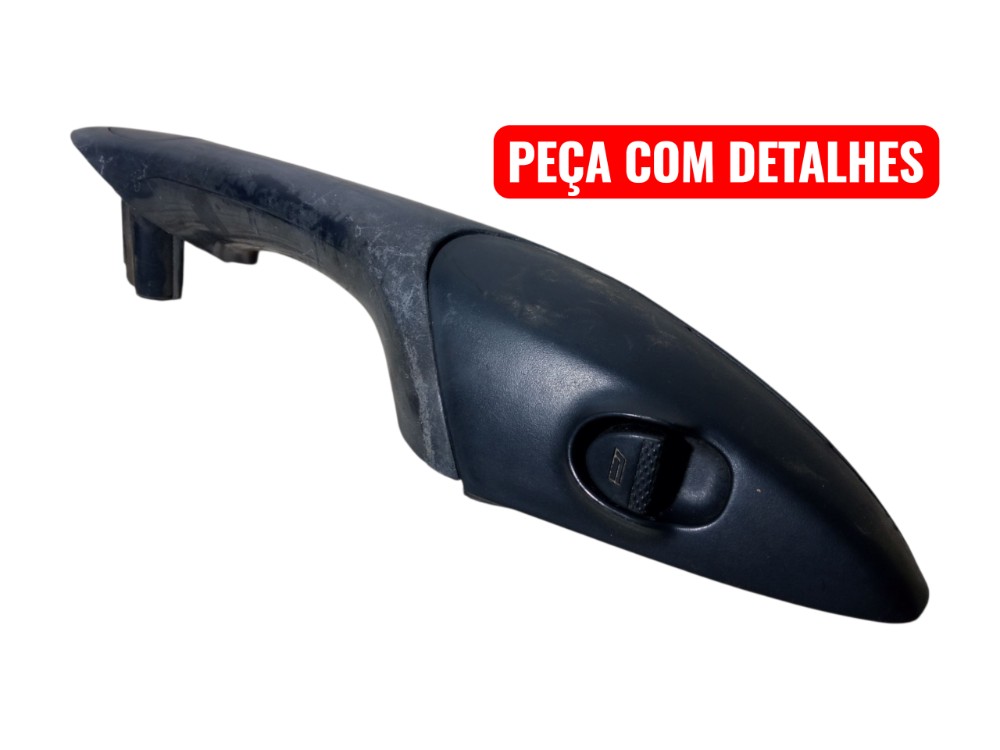Puxador Porta Dianteira Direita Fiat Palio Fire 2001 2005 Cinza 2