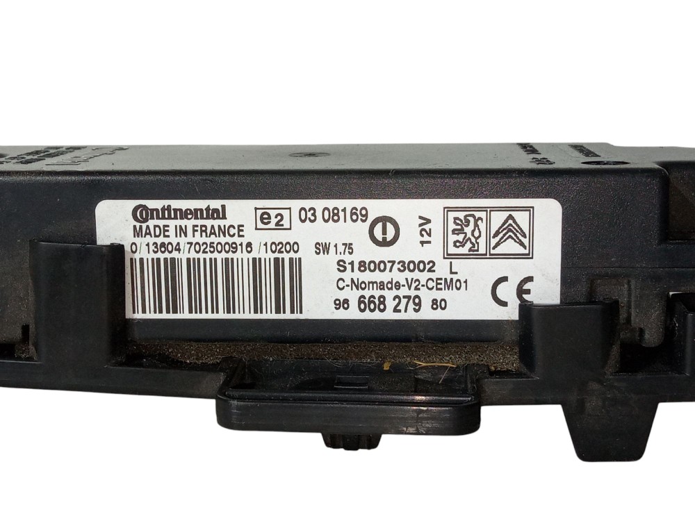Modulo Rele Bluetooth Peugeot 307 308 Citroen C4 2008 2012 6