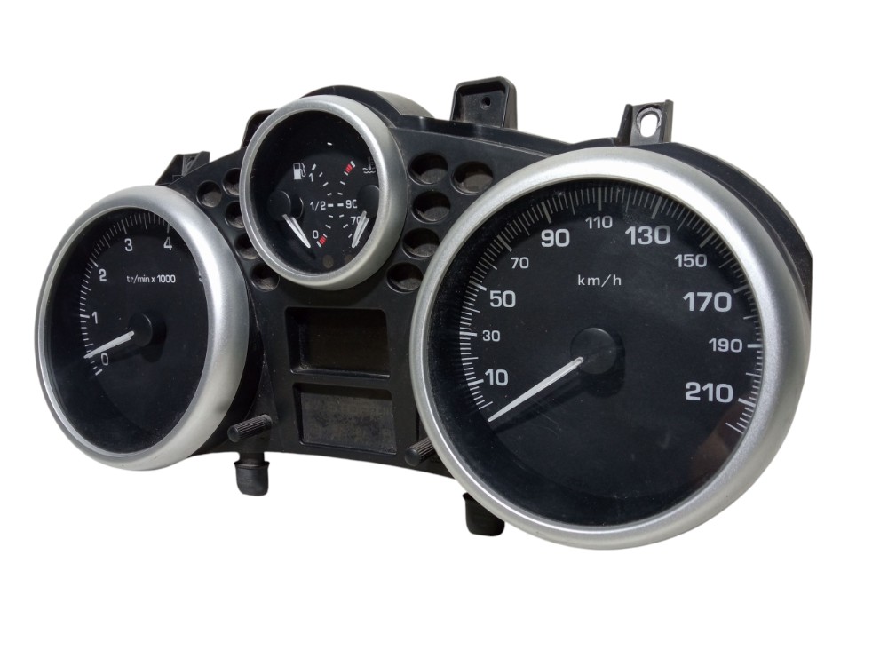 Painel Instrumento Peugeot 207 2009 2012 1.4 Manual Original Preto 2
