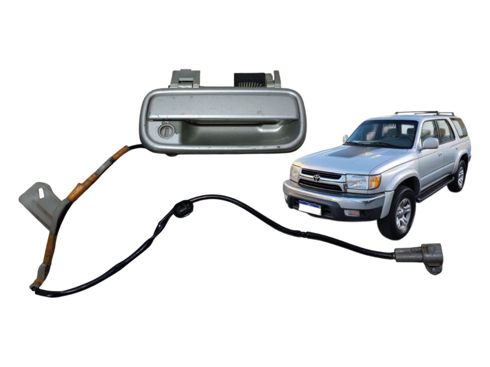 Macaneta Externa Dianteira Direita Toyota Hilux Sw4 2001  Prata Dianteira 1