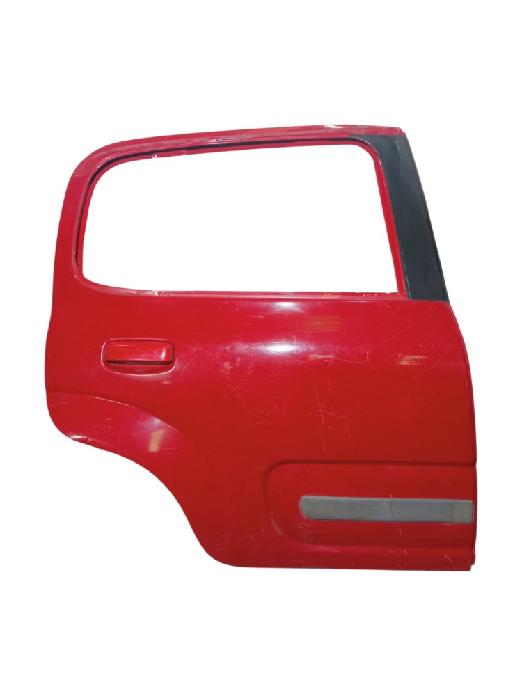 Porta Traseira Direita Fiat Uno Vivace 2012 2016 Traseira Direito Vermelho 1