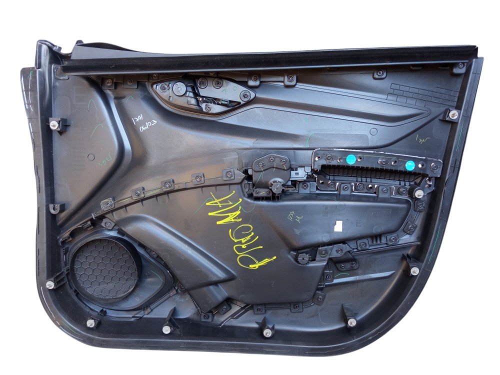 Forro De Porta Dianteira Esquerda Gm Onix Prisma 2013 2018  Preto 4