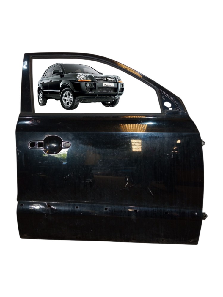 Porta Dianteira Direita Hyundai Tucson 2008 2014  Dianteira Direito Preto 1