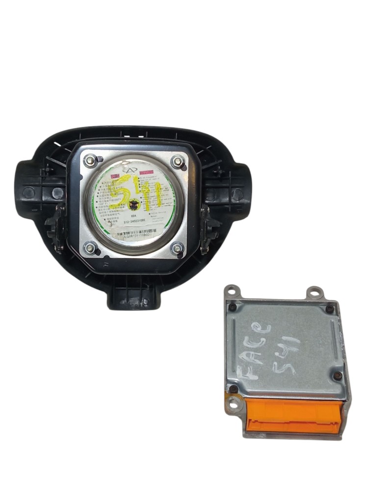 Kit Airbag Chery Face 2010 2015 1.3 Original Usado 5