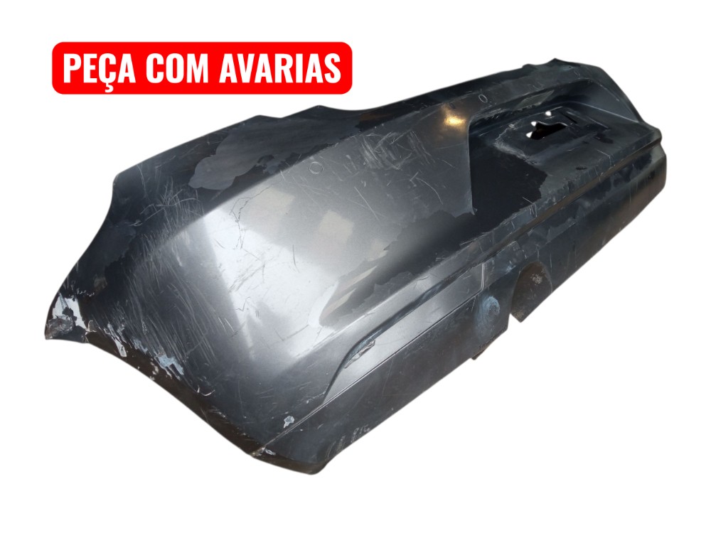 Grade Parachoque Traseiro Vw Gol G6 2012 2016 Original  Cinza Brilhante 2