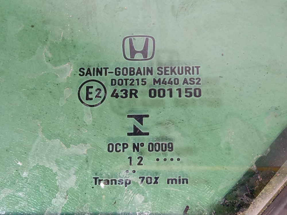 Vidro Fixo Porta Traseira Esquerda Honda City 2009 2014 6
