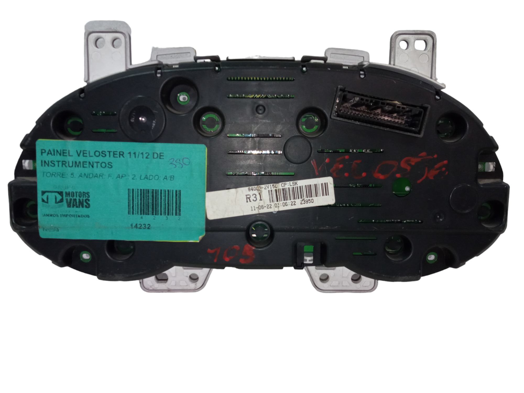 Painel Instrumentos Hyundai Veloster 2012 2014 Original  Preto 5
