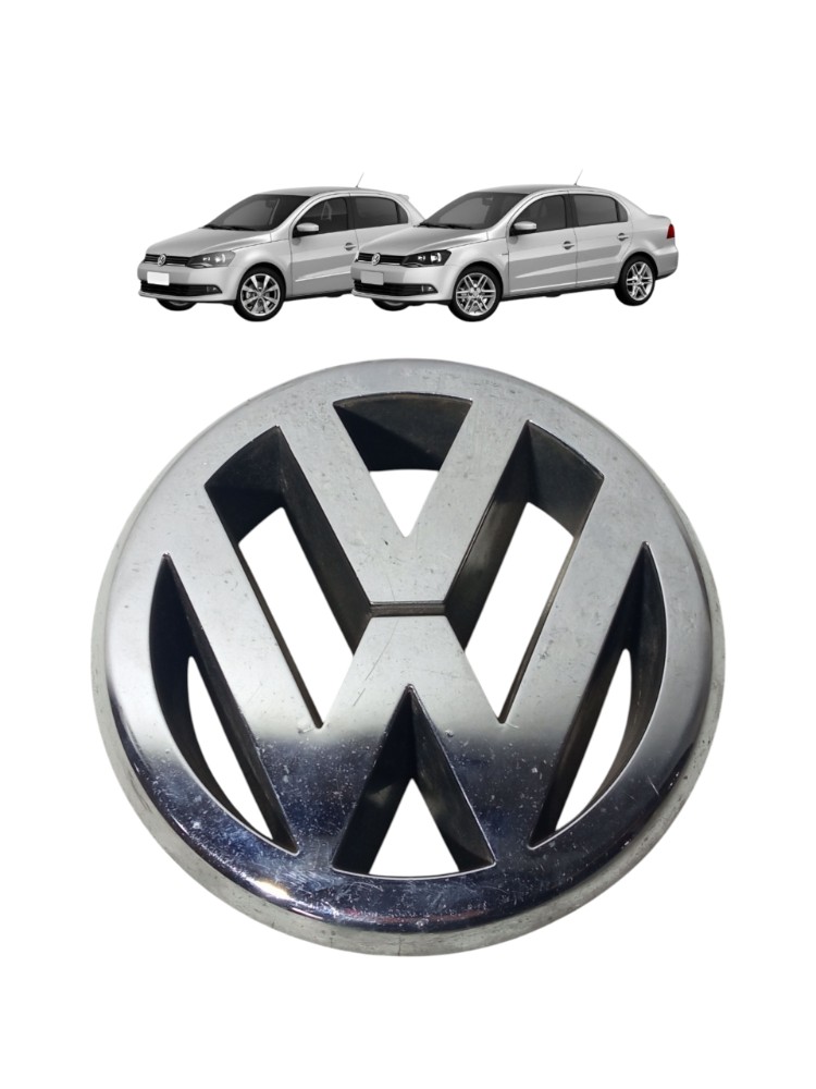 Emblema Vw Grade Dianteira Gol Voyage G5 G6 G7 Original  Cromado