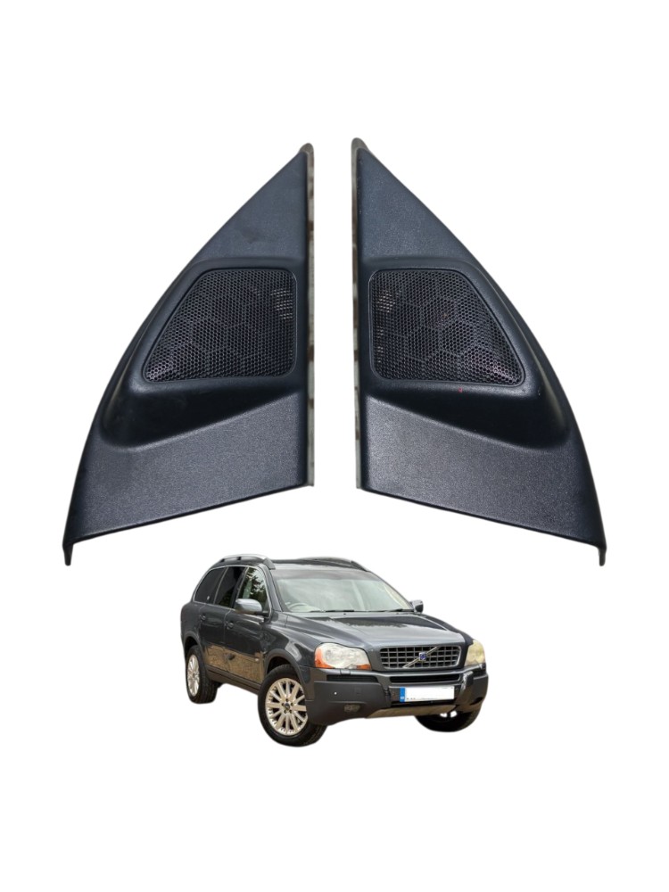 Par Acabamento Interno Retrovisor Tweeter Volvo Xc90 2005 1