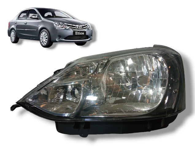 Farol Dianteiro Lado Esquerdo Toyota Etios Sedan 2015 A 2018 1