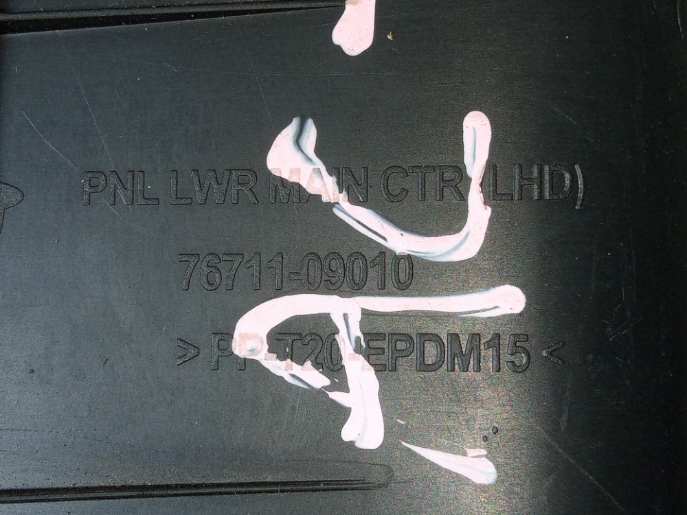 Moldura Central Console Ssangyong Actyon 2010 2 0 Original 6