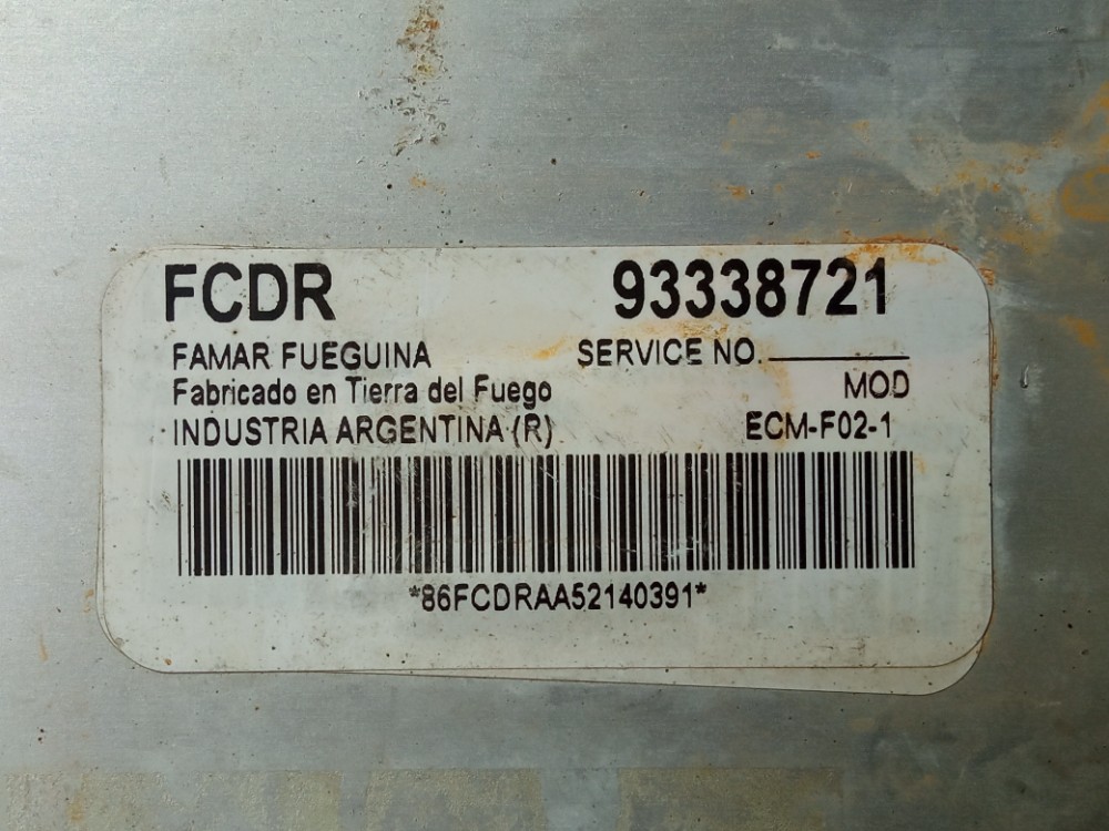 Modulo Central Injecao Gm Celta Prisma 2006 2009 1 0 8v Flex 2