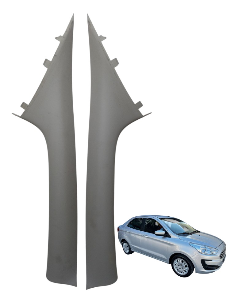 Par Acabamento Coluna Parabrisa Ford Ka Sedan 2015 2020 1.0