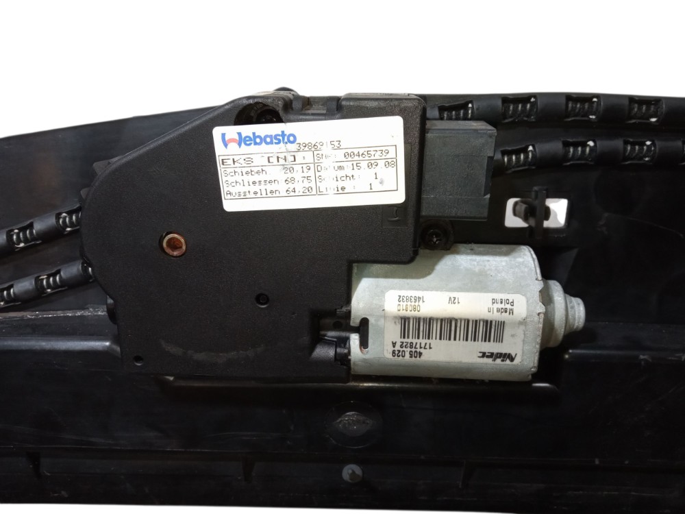 Teto Solar Motor Vidro Volvo C30 2008 2009 Preto 8
