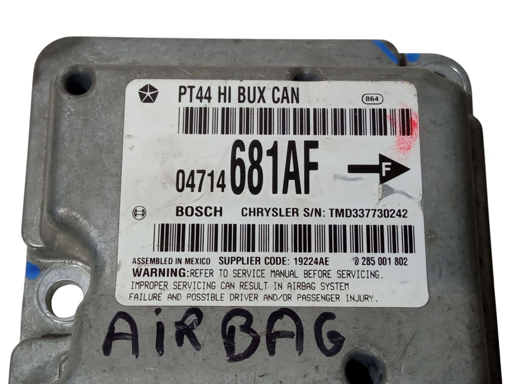 Kit Airbag Chrysler Pt Cruiser 2007 2009 Original Usado 6