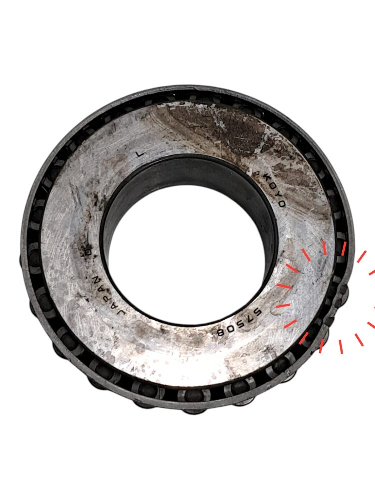 Rolamento Traseiro Eixo Entalhado Caixa Cambio ZF Mb 1620 1