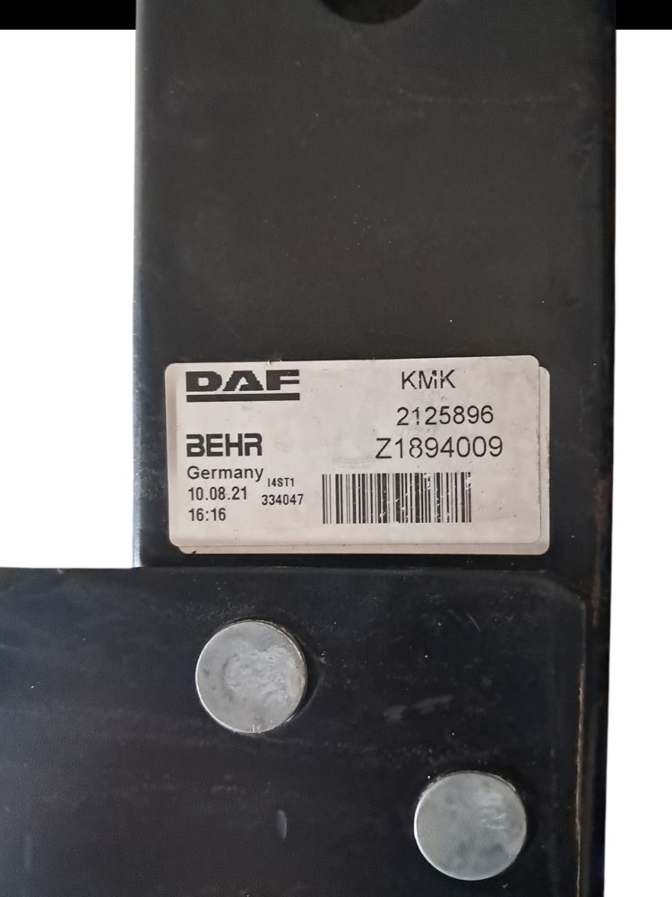 Radiador Agua DAF XF FTS 480 2021 VO29 6