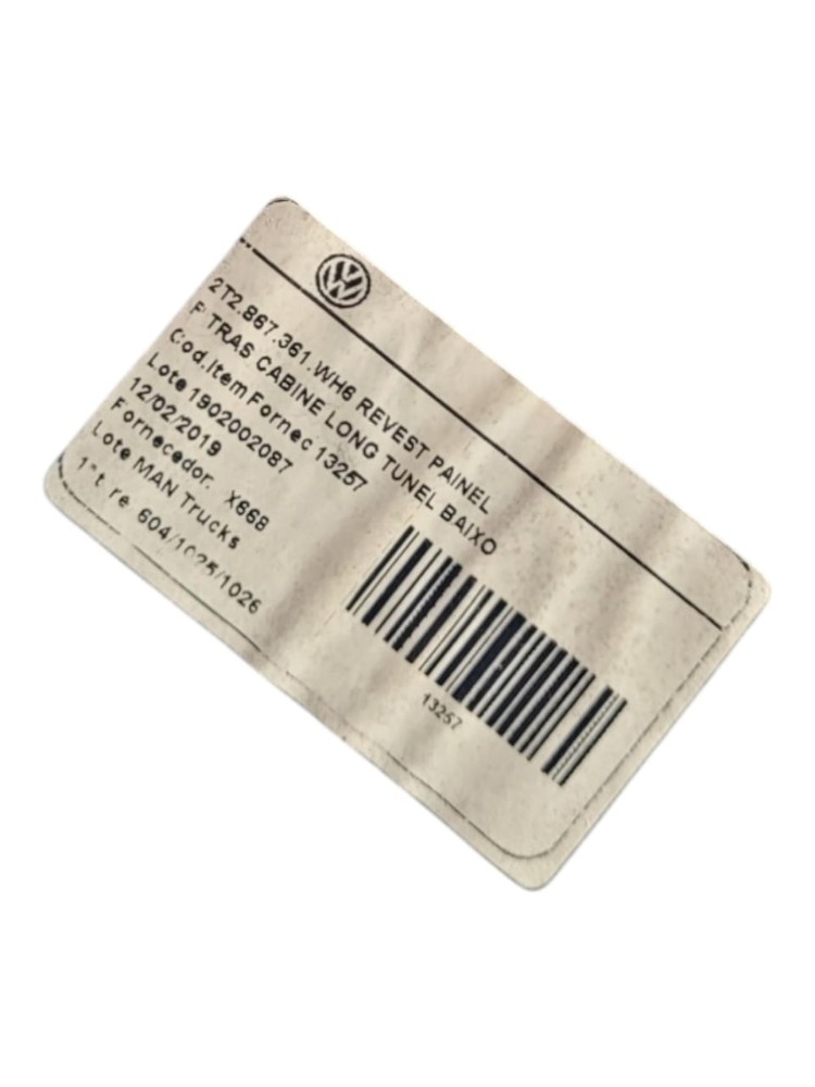 Forro Parede Cabine Vw 24280 Traseiro 5
