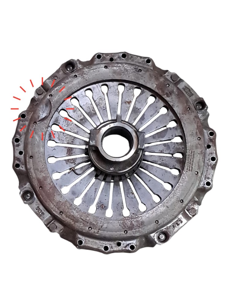 Plato Embragem Com Rolamento Iveco Stralis Trakker Eurocargo 1
