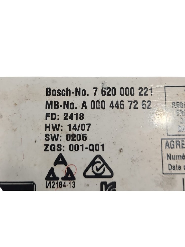 Rádio Eletrônico M Benz Axor 2020 6