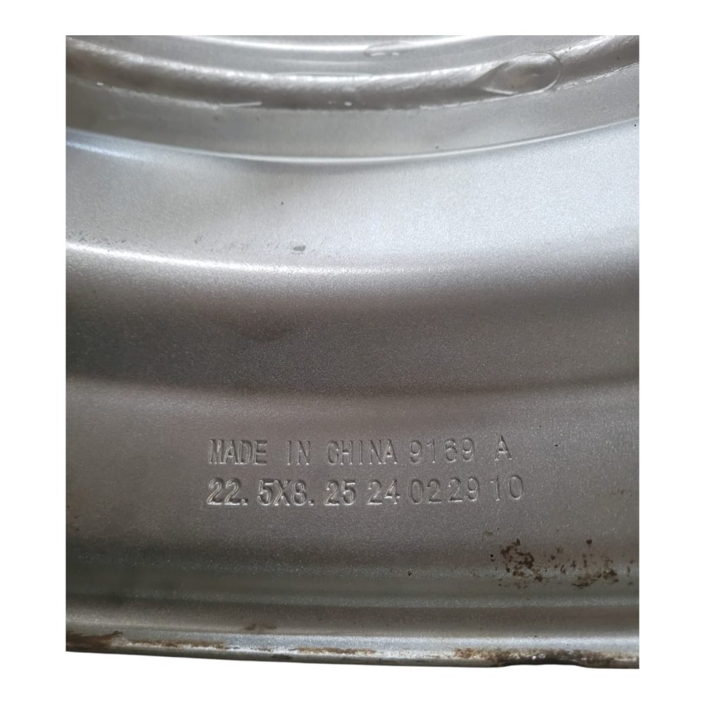 Roda Ferro 10 Furos 22.5X8.25 XBRI 9