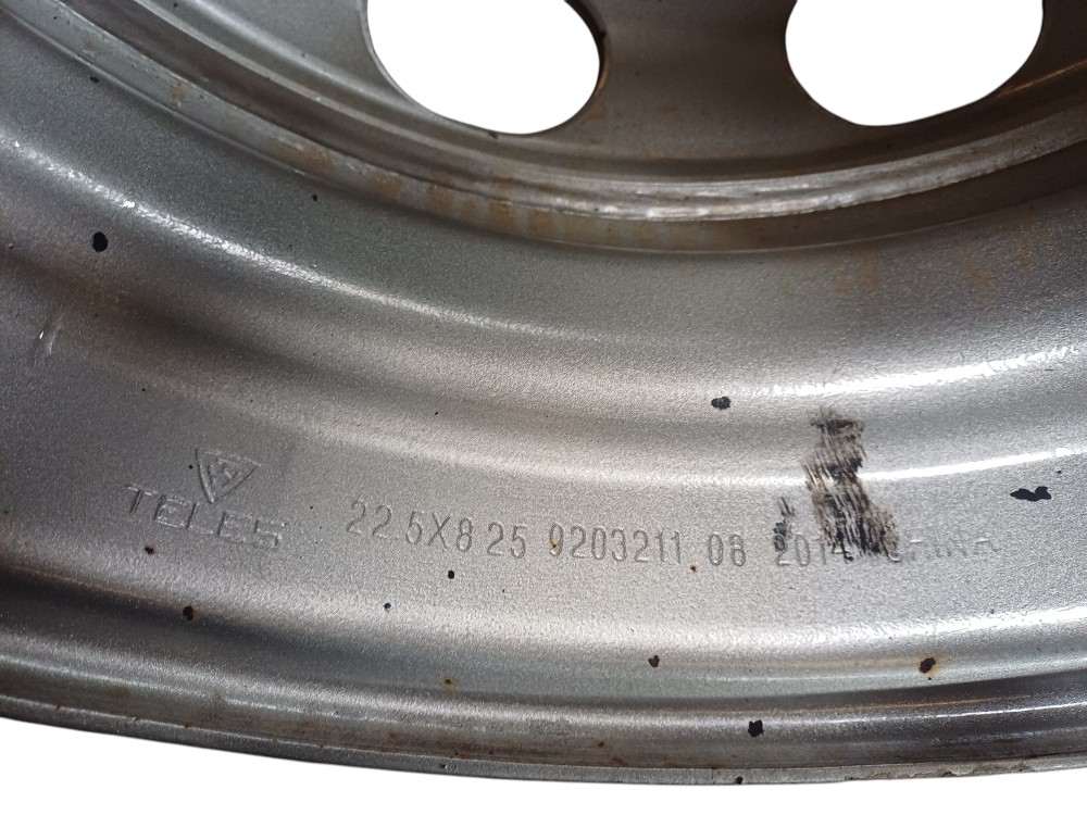 Roda Ferro 10 Furos 22.5X8.25 7